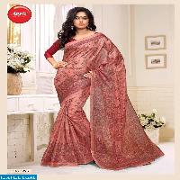 apple madhu bani Wholesale khadi silk printed Saree